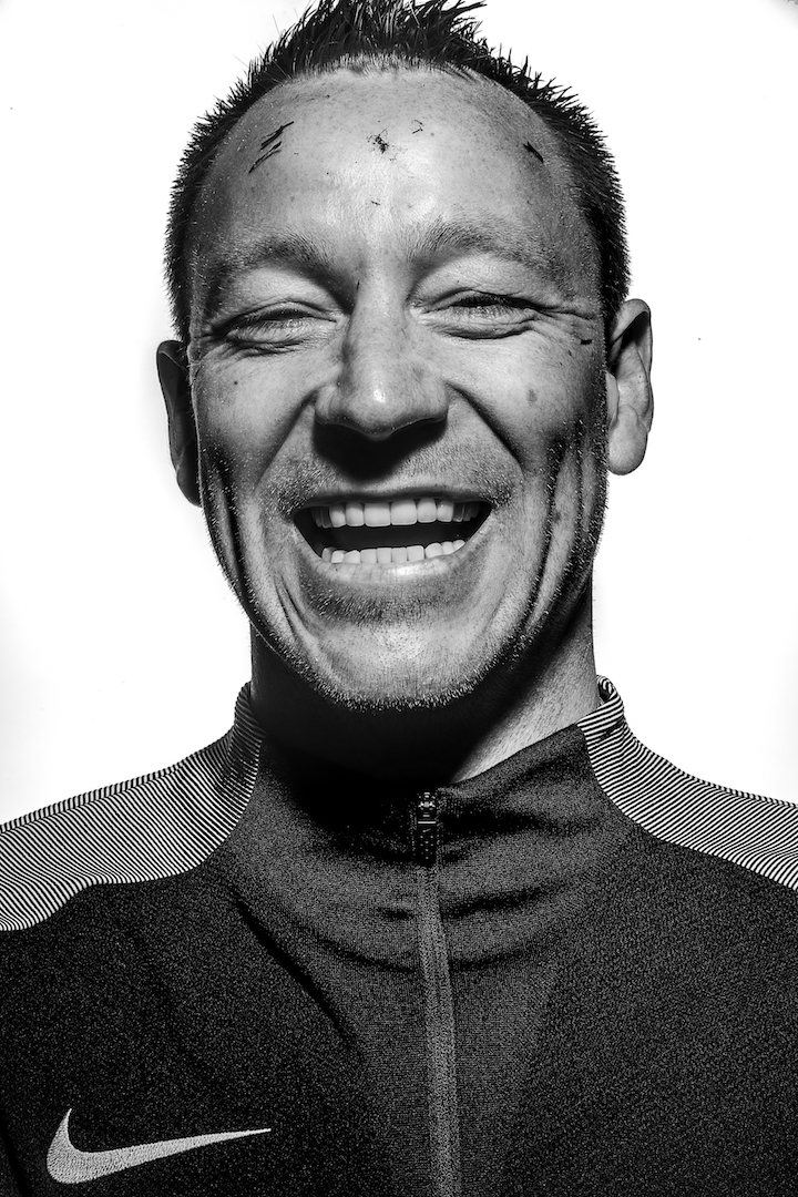 John Terry portrait by sports photographer Stuart Manley